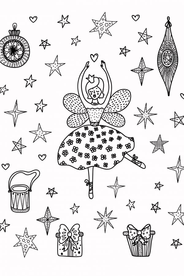 Sugar Plum Coloring Page