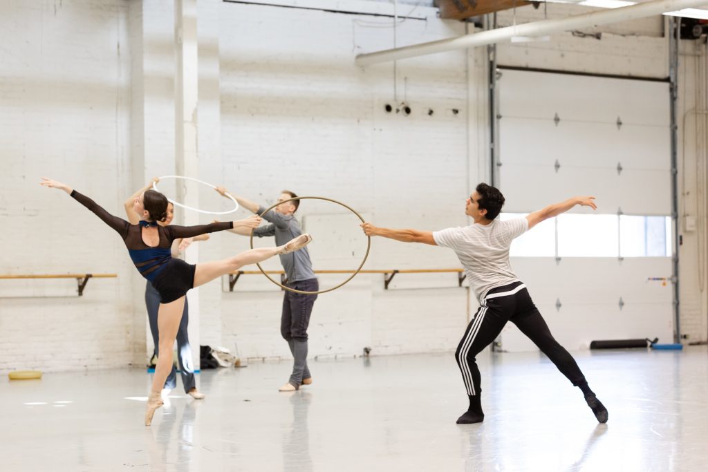 Company Dancers rehearse for the premiere. 