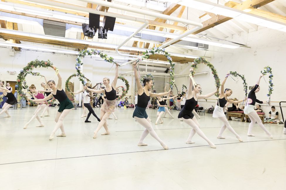 Sleeping Beauty rehearsal photo