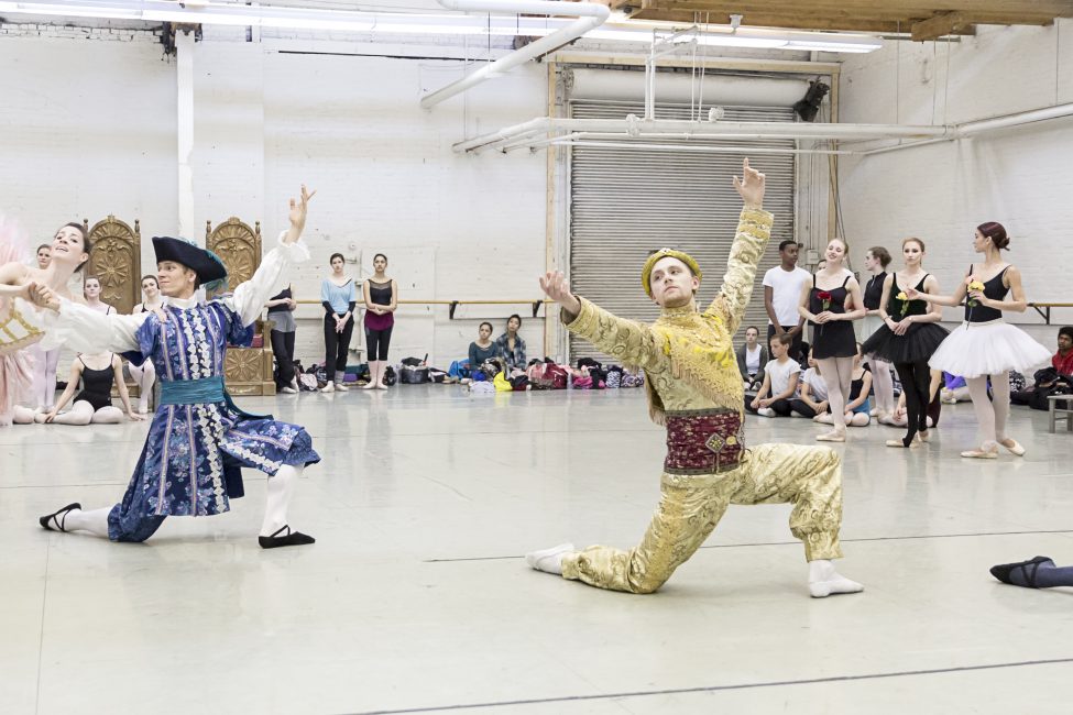 Sleeping Beauty rehearsal photo