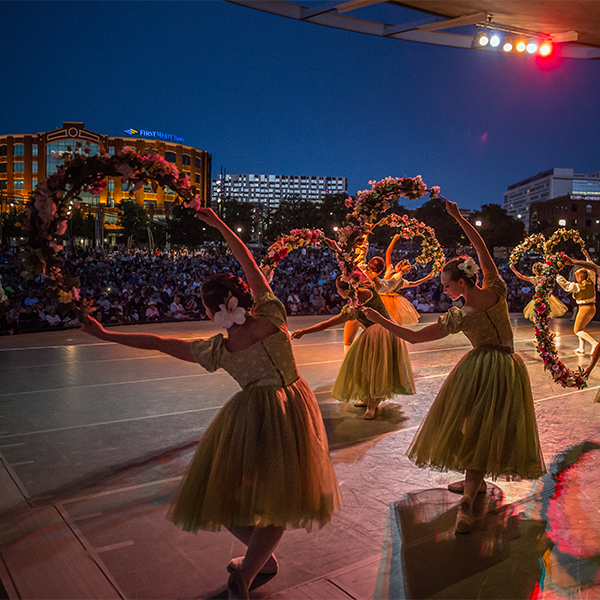 BalletMet Company Members in Rhythm on the River