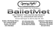 Opening Night coupon