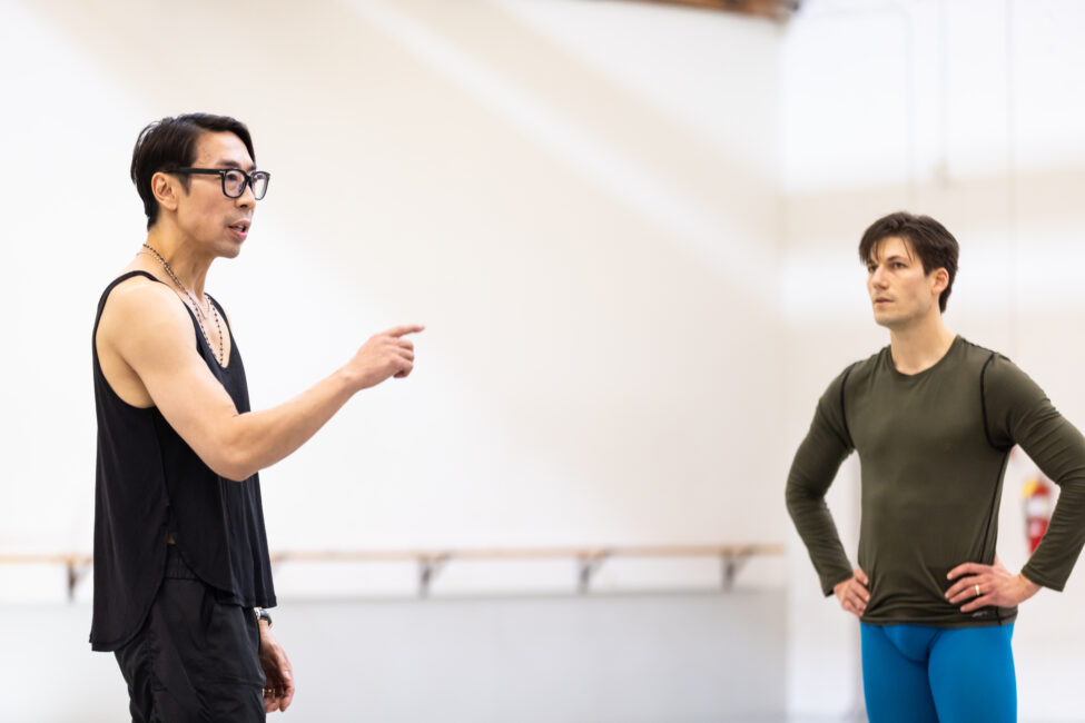 BalletMet Dancers rehearsing Swan Lake