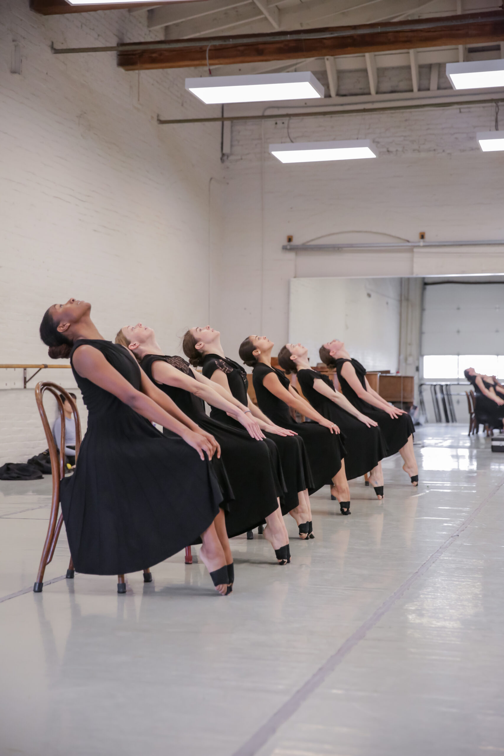 BalletMet Dancers rehearse Ulysses Dove's Vespers.