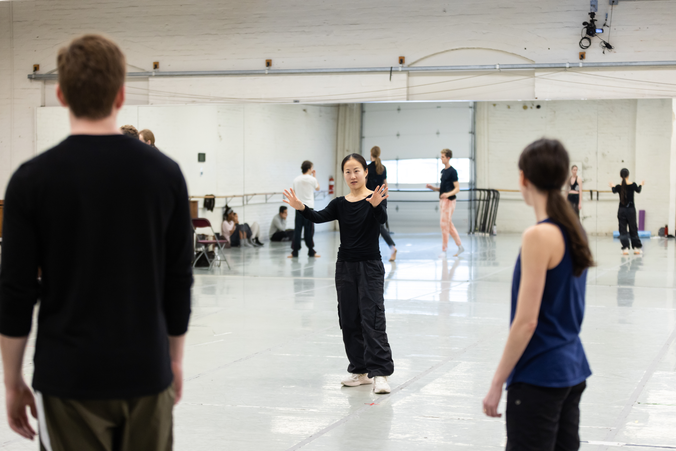 Yue Yin in rehearsals for her new work, 'Timeless Tide'